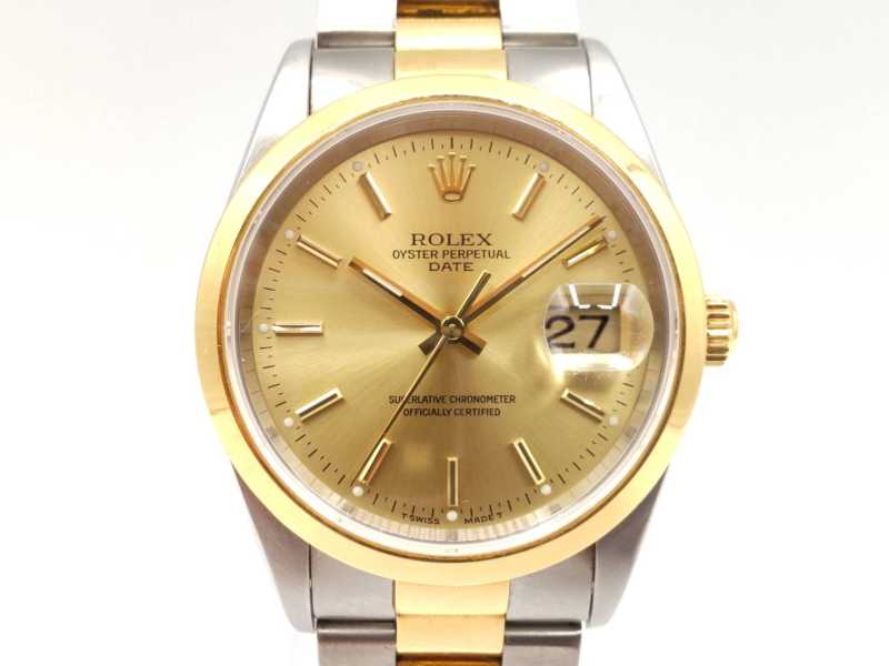 ロレックス買取 オイスターパーペチュアルデイト 15203